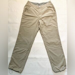 Cloudveil 101109 Women's Lightweight Tan Nylon Outdoor Hiking Camping Pants S-M